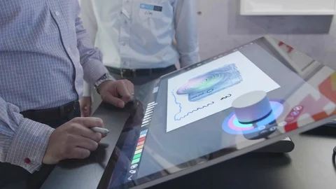 Big Touchscreen Stock-Footage 116246777