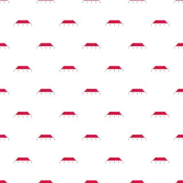 Big trampoline pattern seamless Stock Illustration