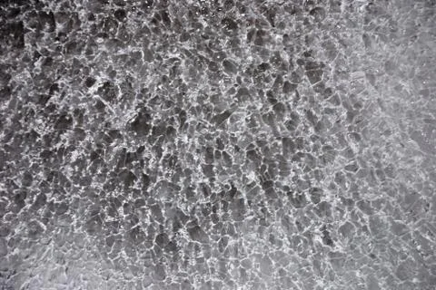 Big translucent ice blocs in the sunshine Foto stock