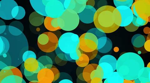 Big transparent circles Stock Illustration