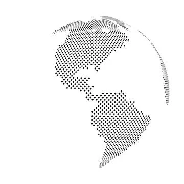 Big Transparent Spotted Earth Globe Design - Global Business, Technology, G.. Stock Illustration