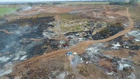 Big Trash Deposit on the roadside 動画素材 78920961