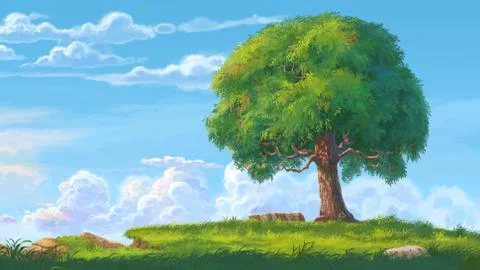 Big tree Stock Illustration