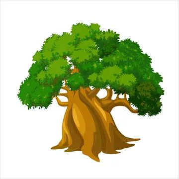 Big Tree Vector illustration Stock Illustration