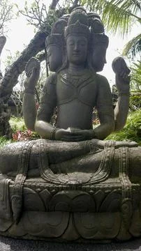 Big Trimurti Statue Stock Photos