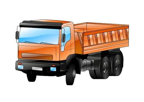 Big truck 스톡 일러스트