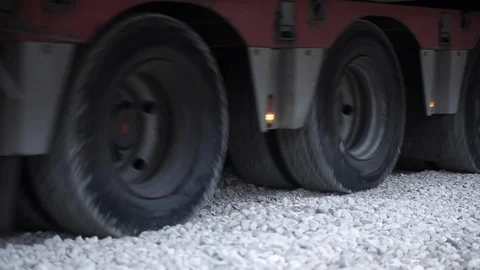 Big truck wheels Video stock 101115801