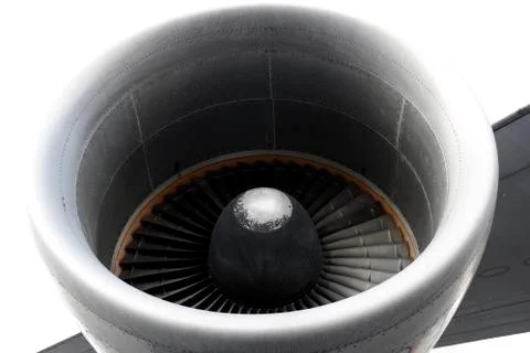 Big turbine engine Stock Photos