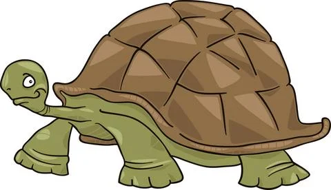 Big turtle cartoon vector illustration of funny big turtle Copyright: xZoo... Stock Photos