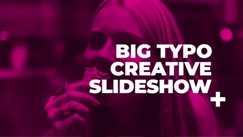 Big Typo Dynamic Slideshow Stock After Effects