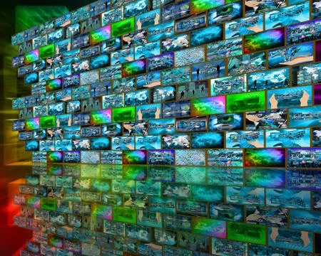 Big wall Illustrazione stock