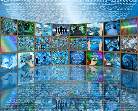 Big wall Illustrazione stock