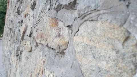 Big wall stones Stock Footage 91339041