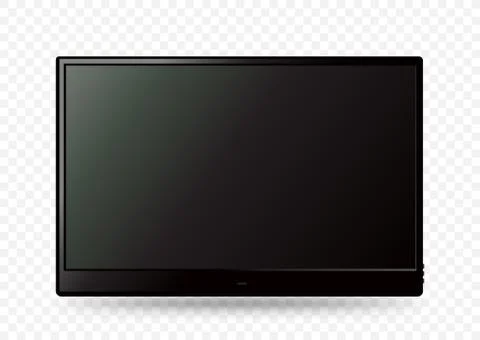 Big wall tv Stock Illustration