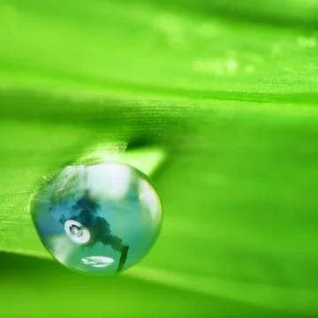 Big water drop Stock Photos