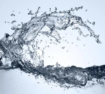 Big water splash Stock Photos