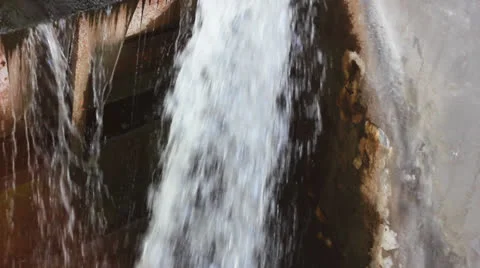 Big waterfall Stock Footage 26215422