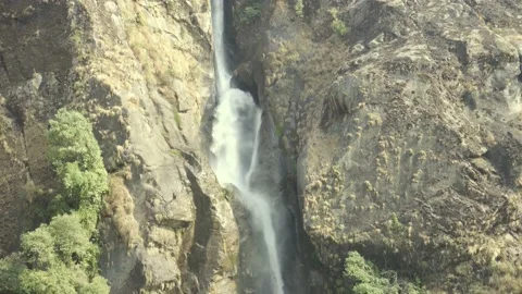 Big waterfall Video stock 147715415