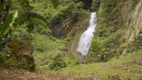 Big waterfall in Kebumen Video stock 86894703