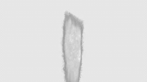 Big Waterfall Top View. Waterfall with Alpha Channel. Transparent Background Video stock 249864414