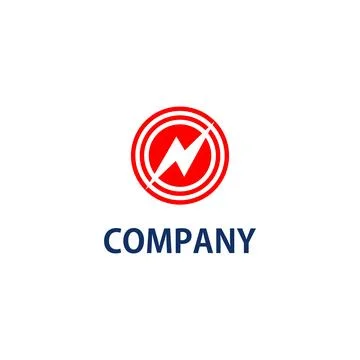 Big Watt, High Voltage, Lightning Bolt Icon, Circle energy and electricity .. Ilustración de archivo