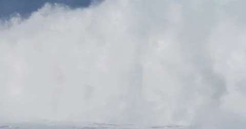 Big wave breaking 4K RED Komodo Stock Footage 236141209