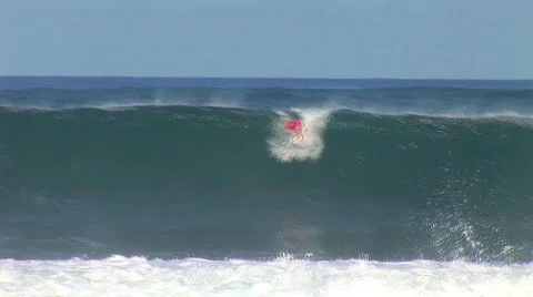 Big wave closeout  Stock Footage 278109