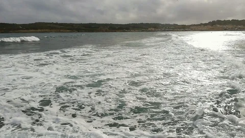 Big wave Stock Footage 123557266