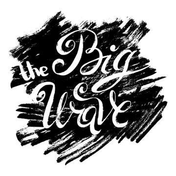 The Big Wave Stock Illustration
