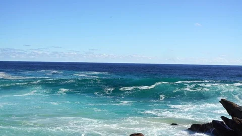 Big wave at injinup Stock Footage 75803399