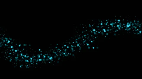 Big wave of light blue glowing particles (FULL HD) 스톡 동영상 57004274