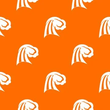 Big wave pattern seamless イラスト素材