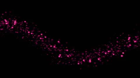 Big wave of pink glowing particles (FULL HD) Stock-Footage 57006460
