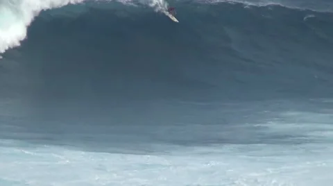 Big Wave Surfing Stock Footage 49041871