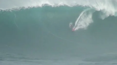 Big Wave Surfing Stock Footage 49041884