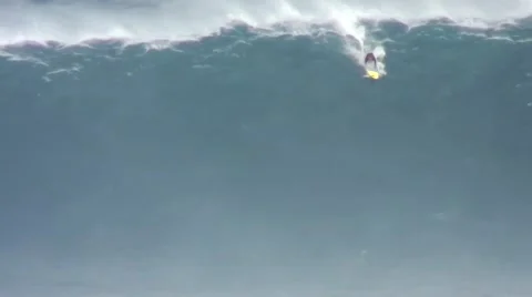 Big Wave Surfing Stock Footage 49041885