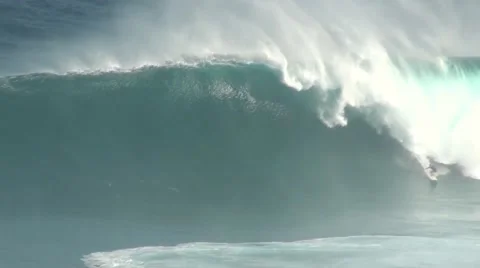 Big Wave Surfing Stock Footage 49041906