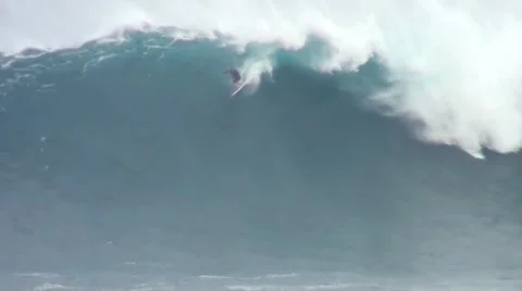 Big Wave Surfing Stock Footage 49041944