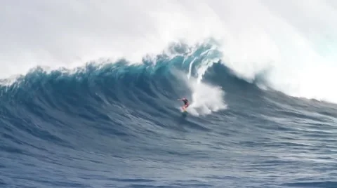 Big Wave Surfing Video stock 49041991