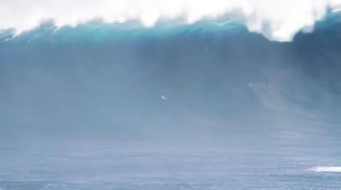 Big Wave Surfing Stock Footage 49041997