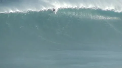 Big Wave Surfing Stock Footage 49042121