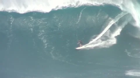 Big Wave Surfing Stock Footage 49042175