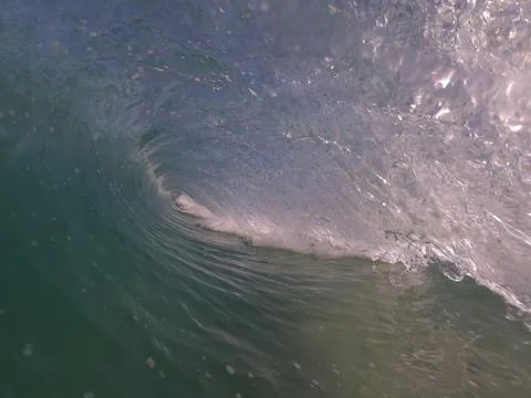 Big wave tube Stock Photos