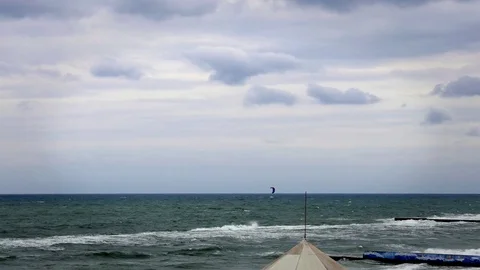Big Waves At The Black Sea On The Beach Stock Footage 70390233