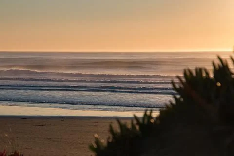 Big waves break at Ocean Beach, San Francisco Stock-Fotos