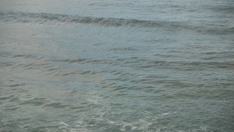 Big waves in the Cantabrian Sea Video stock 122391898