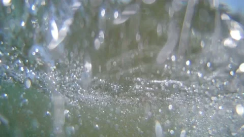 Big waves hitting the camera. Stock Footage 137258000