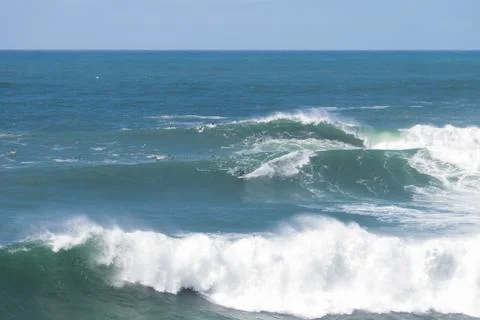 Big Waves Laje do Sheraton - Leblon, Rio de Janeiro, Brazil Stock Photos