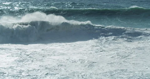 Big Waves at Nazaré Stock Footage 304368306