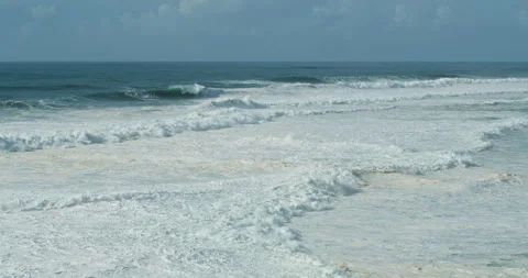 Big Waves at Nazaré Stock Footage 304381252